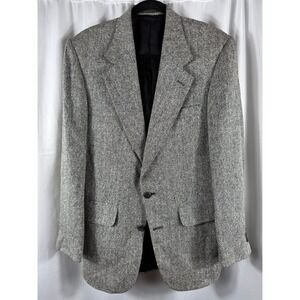 Herringbone Blazer Robert Stock Sport Coat Mens Tweed Wool‎ Blend Jacket